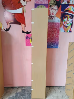 Glass pillar cube 6ft
