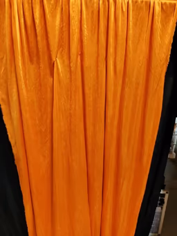 Curtain orange