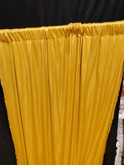 Curtain golden dark