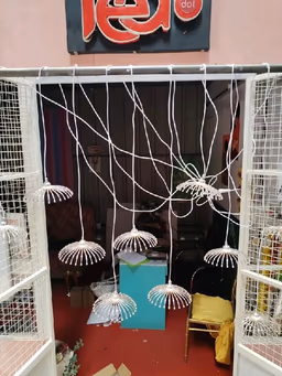 Hangings spider light 10 pcs set