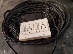 Switch board with cable