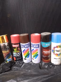 Spray paint multi color