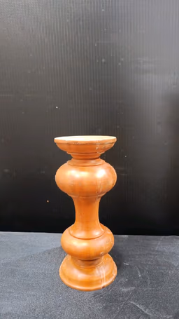Wooden small candle stand 8 inch