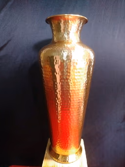 Flowervase golden metal big 2ft