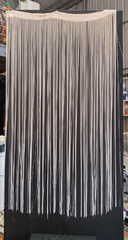 Hanging cloth white
