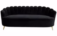 Black Flower Sofa