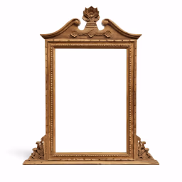 Wooden Rectangular Mirror Frame