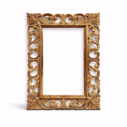 Ornate Wooden Mirror Frame