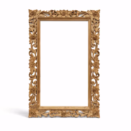 Ornate Rectangle Mirror Frame
