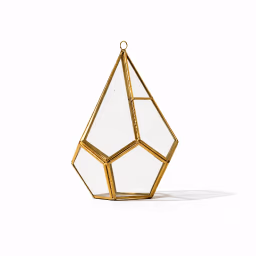 Geometry Gold Metal Hangings