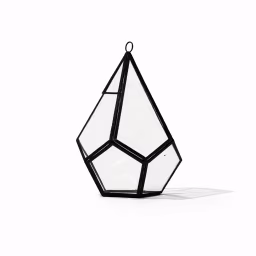 Geometry Black Metal Hangings