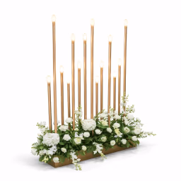Gold Stem Candle Stand