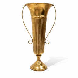 Golden Flower Vase
