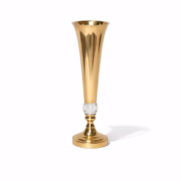 Golden Flower Vase