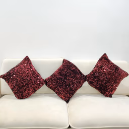Maroon Sequin
