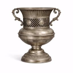 Antique Flower Vase Silver
