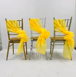 Yellow Tie Back