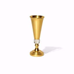 Golden Flower Vase