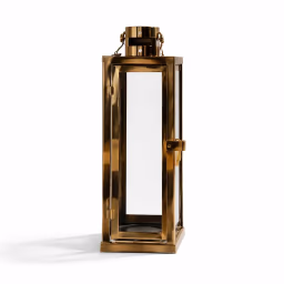 Rectangle Rose Gold Lantern