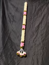 Mala white & pink 3 ft 2