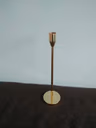 Single candle golden stand 13 inch 2