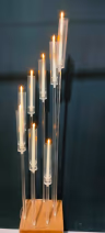 Acrlic candle stand 5 arms 3