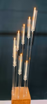 Acrlic candle stand 5 arms 4