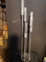 Acrlic candle stand 5 arms 1