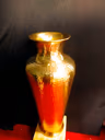 Flowervase golden metal big 2ft 1