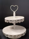 2 layer Cake stand 13 inch 2