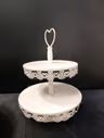 2 layer Cake stand 13 inch 1